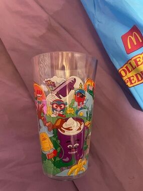 McDonald's Grimace Purple Collectible plastic Cup - Purple